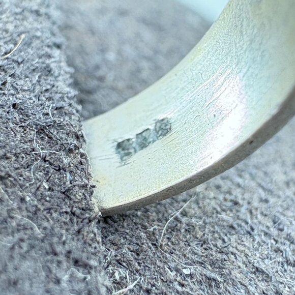 VTG Solid Sterling Silver 925 Braided Design Band Toe Ring Size 3.25 Fit - Picture 5 of 9